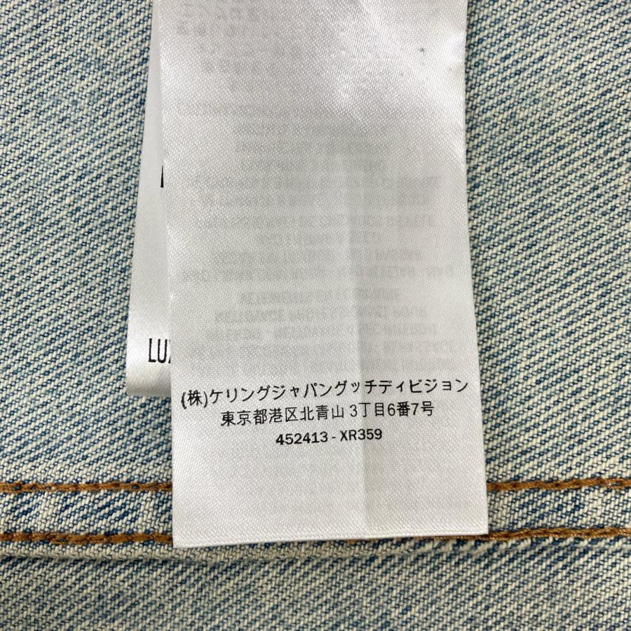 GUCCI（グッチ） 美品 452413 ハラコカラー ペイントデニムジャケット