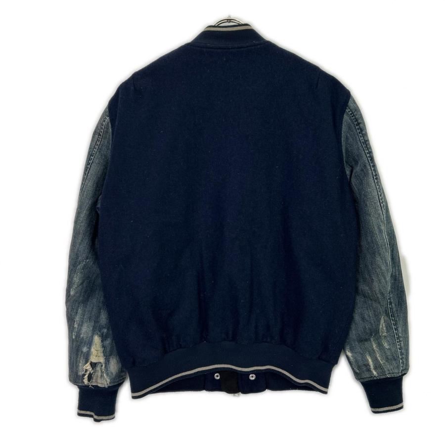 DIESEL（ディーゼル） MA-1 ダメージ加工 デニム切り替えジャケット