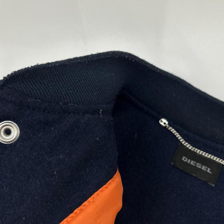 DIESEL（ディーゼル） MA-1 ダメージ加工 デニム切り替えジャケット