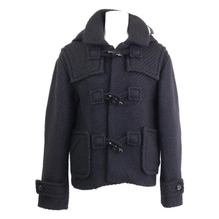 美品 国内正規   CHANEL シャネル P71170V62674 ココボタン アルパカ混 ダッフル コート 34 レディースの画像