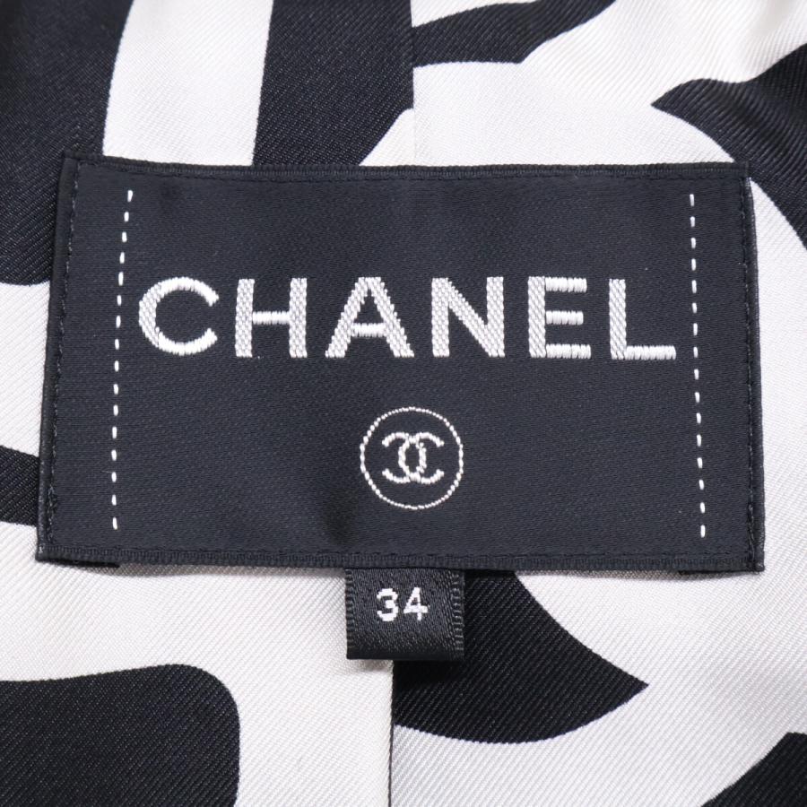 美品 国内正規   CHANEL シャネル P71170V62674 ココボタン アルパカ混 ダッフル コート 34 レディースの画像