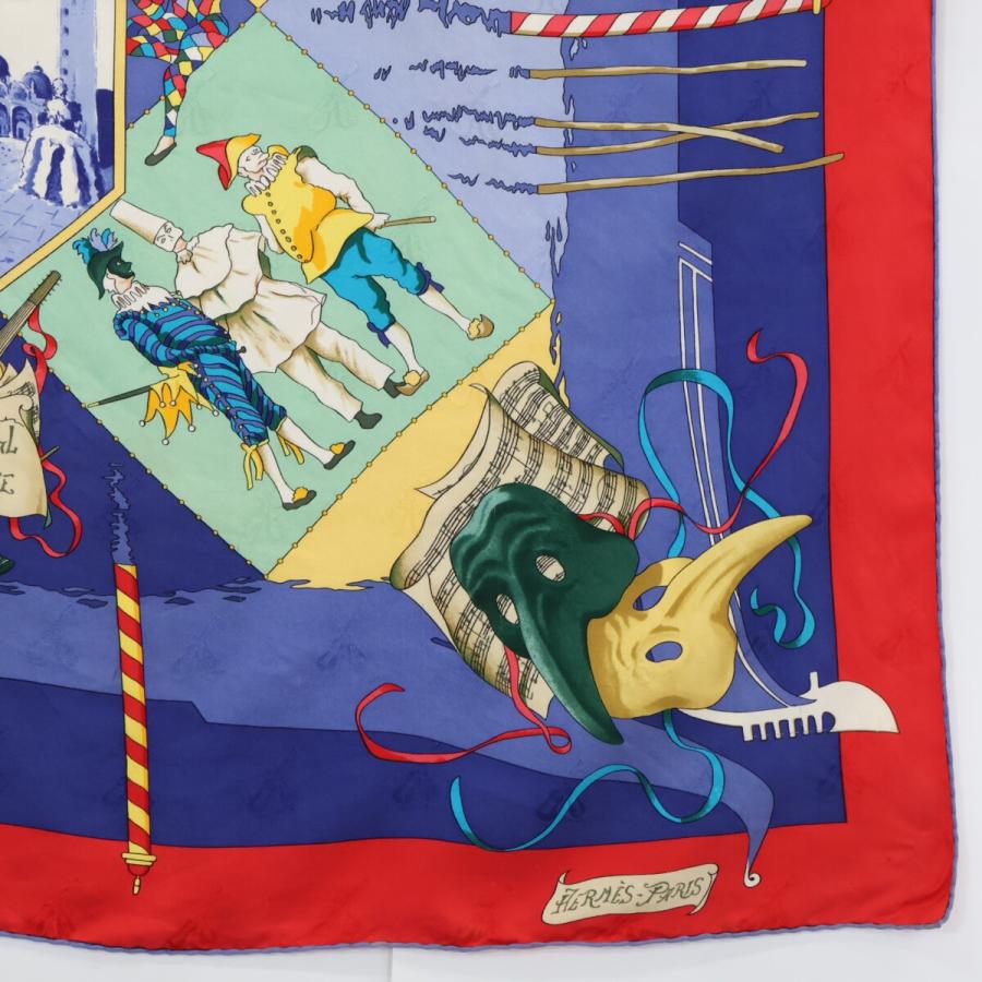 HERMES エルメス LE CARNAVAL DE VENISE ベニスのカーニバル カレ90