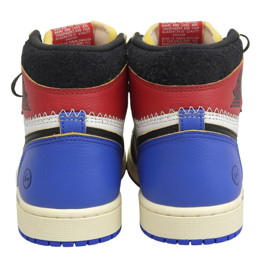未使用 NIKE ナイキ ×fragment design ×UNION Nike Air Jordan 1 High OG Black/Varsity Red シューズ メンズ 黒/白 25.5cm IO7847-002の画像