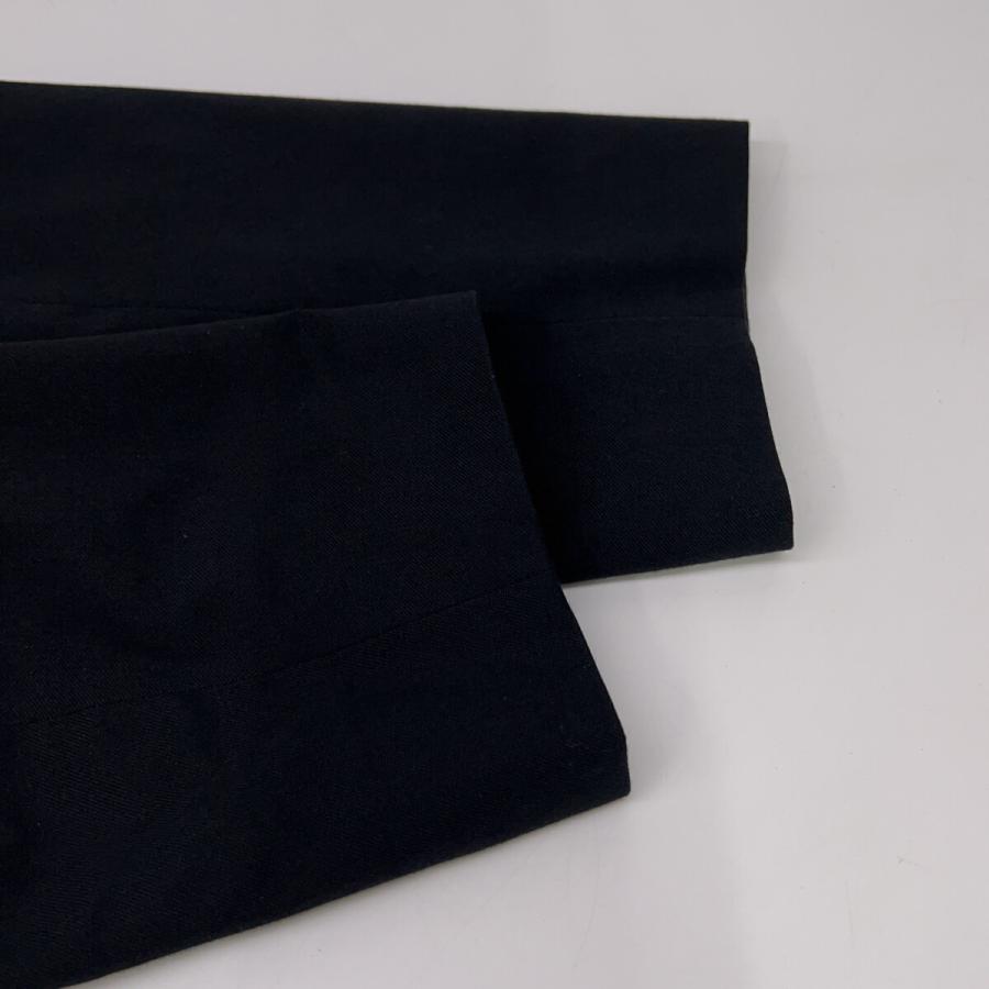 AURALEE オーラリー A21AJ01CW SUPER FINE WOOL COTTON TWILL ショールカラー ダブルジャケット 4 ブラック メンズの画像