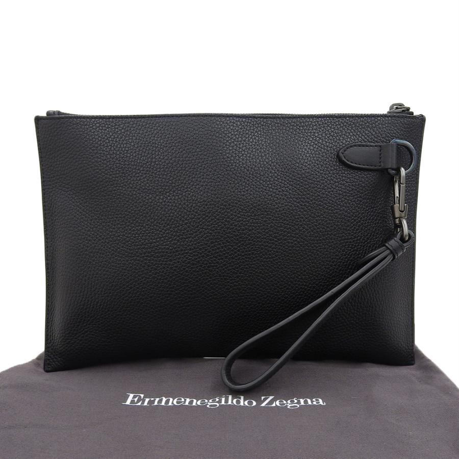 エルメネジルドゼニアErmenegildo Zegnaレザークラッチハンドバッグ Ermenegildo Zegna エルメネジルドゼニア レザー クラッチバッグ