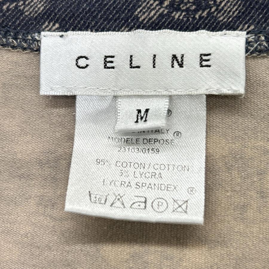セリーヌ 00s ﾈｲﾋﾞｰ ｳﾞｨﾝﾃｰｼﾞ ﾄﾘｵﾝﾌ ﾏｶﾀﾞﾑ 総柄 ﾛﾝｸﾞｽﾘｰﾌﾞ 長袖 Tｼｬﾂ ｶｯﾄｿｰ M CELINE - CELINE セリーヌ 00s ﾈｲﾋﾞｰ ｳﾞｨﾝﾃｰｼﾞ ﾄﾘｵﾝﾌ ﾏｶﾀﾞﾑ 総柄 ﾛﾝｸﾞ