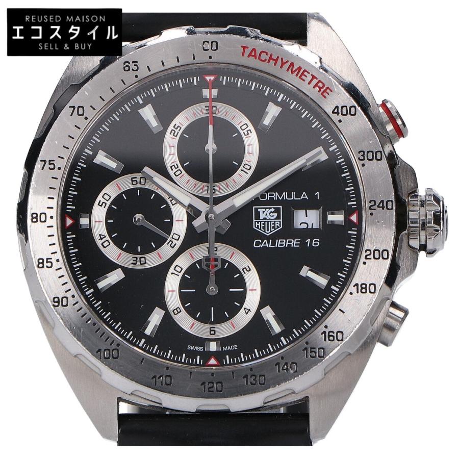 TAG HEUER タグホイヤー CAZ2010-0 フォーミュラ1 クロノ 黒文字盤 SS 