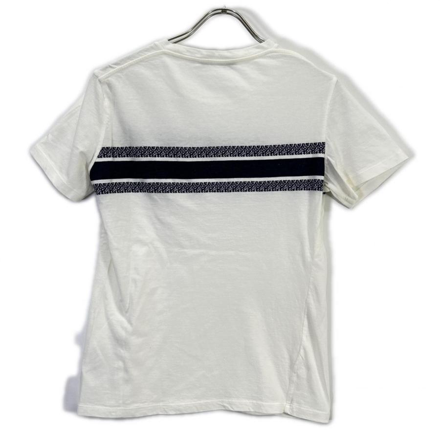 クリスチャン・ディオール Christian Dior シグネチャーバンドロゴ半袖Tシャツ 143T04A4043 ホワイト コットン レディース 半袖Ｔシャツ Christian Dior - クリスチャンディオール CHRISTIAN DIOR