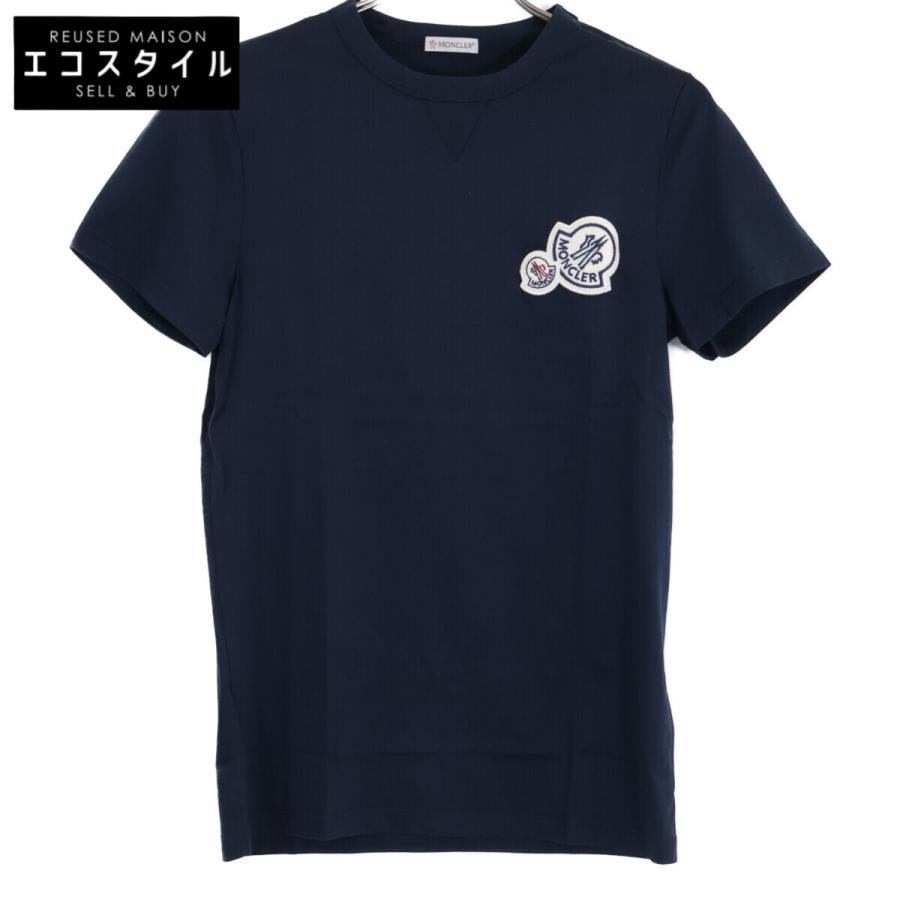 MONCLER（モンクレール） D10918032500 ダブルロゴワッペン 半袖T