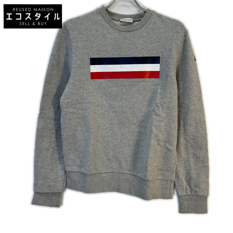 美品‼️グレー 袖トリコロールライントレーナー MONCLER（モンクレール） グレー トリコロール 952 トレーナー グレー