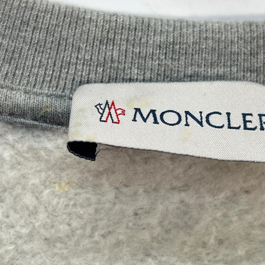 美品‼️グレー 袖トリコロールライントレーナー MONCLER（モンクレール） グレー トリコロール 952 トレーナー グレー