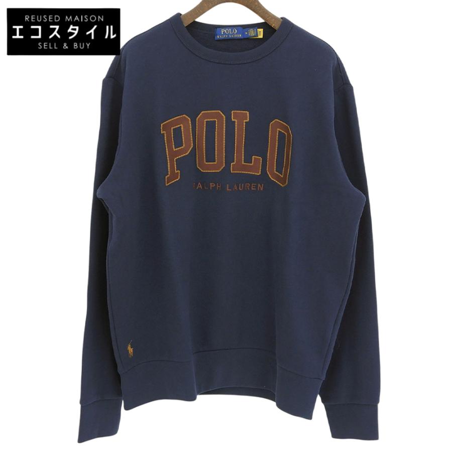 polo Ralph Lauren ネイビー スウェットトレーナー POLO RALPH LAUREN（ポロ・ラルフローレン） 美品 ポロ ラルフローレン