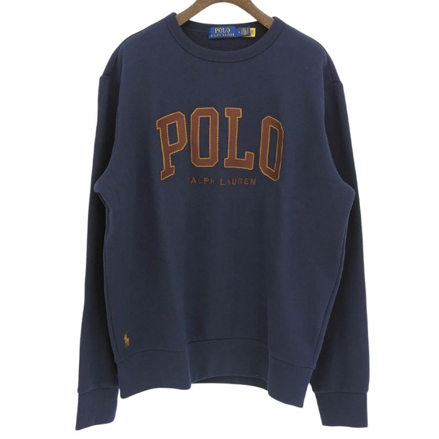 【美品】Polo Ralph Lauren ネイビー トレーナー M POLO RALPH LAUREN（ポロ・ラルフローレン） 美品 ポロ ラルフローレン