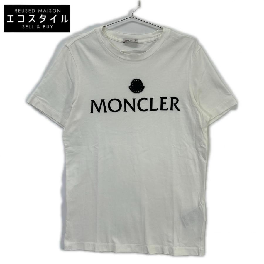 MONCLER（モンクレール） 21年 ロゴ Tシャツ ホワイト XS トップス