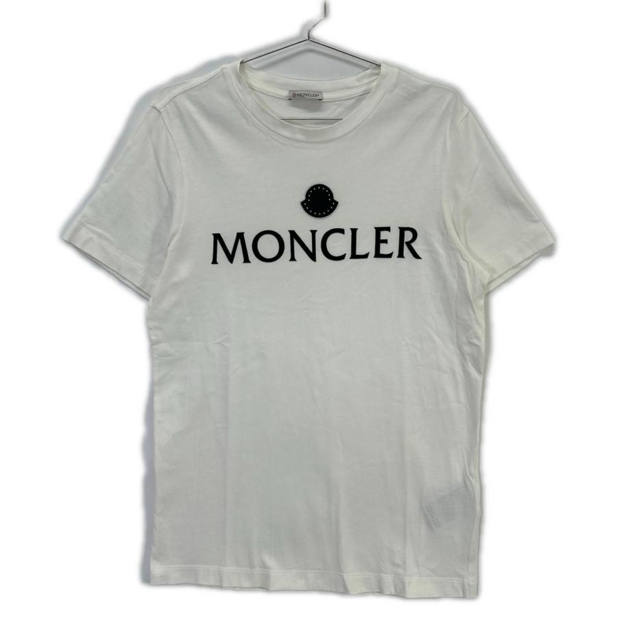 MONCLER（モンクレール） 21年 ロゴ Tシャツ ホワイト XS トップス