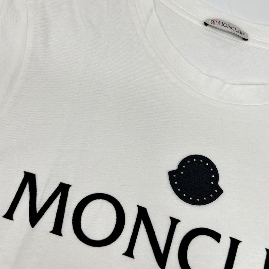 MONCLER（モンクレール） 21年 ロゴ Tシャツ ホワイト XS トップス
