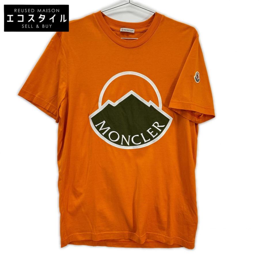 MONCLER（モンクレール） 22年 オレンジ Tシャツ オレンジ S トップス
