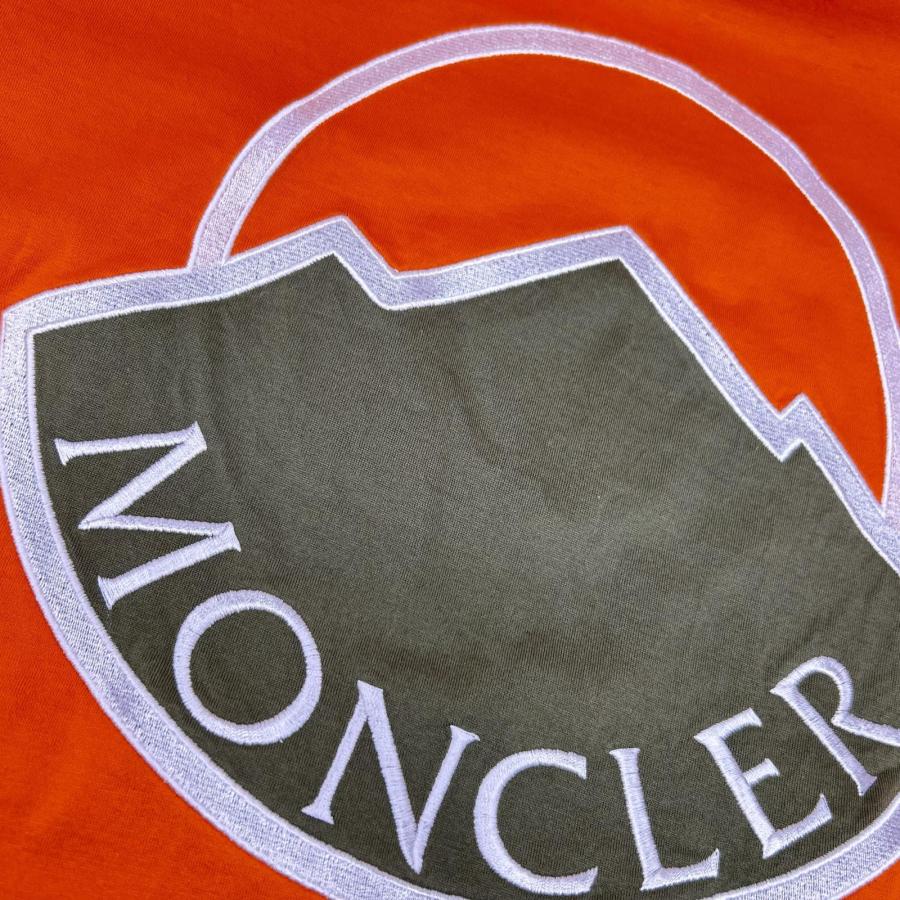 MONCLER（モンクレール） 22年 オレンジ Tシャツ オレンジ S トップス