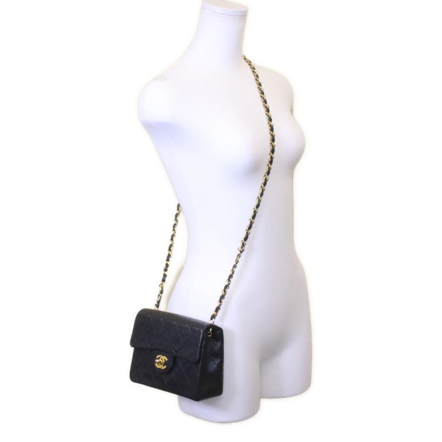 CHANEL（シャネル） A01115 黒 ラムスキン ゴールド金具 ミニ
