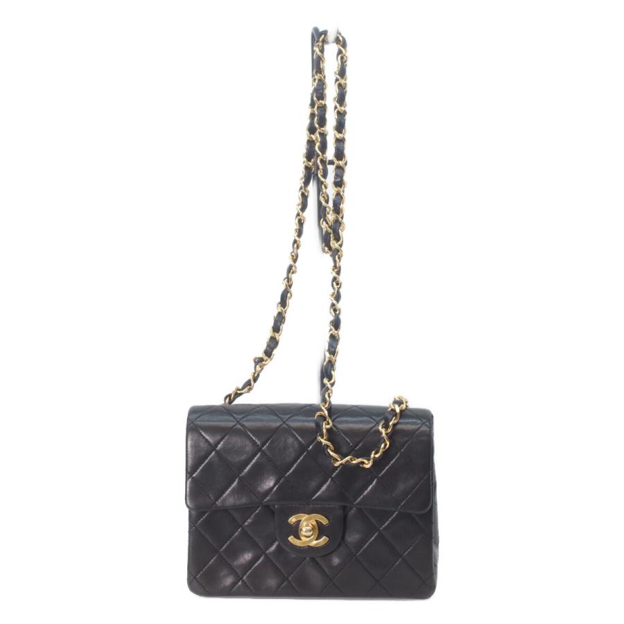 CHANEL(シャネル) ショルダーバッグ ミニマトラッセ A01115 黒 ゴールド金具 ラムスキン シャネル CHANEL ミニマトラッセ18 A01115 ブラック/ゴールド金具