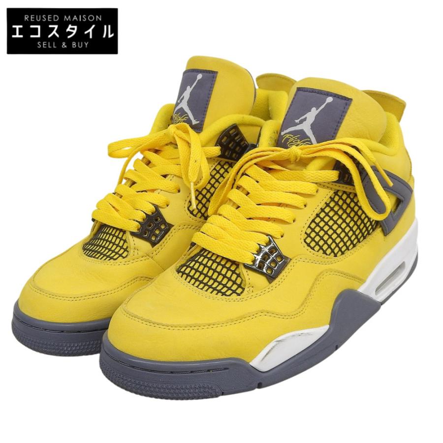 NIKE（ナイキ） Air Jordan 4 スニーカー シューズ メンズ Tour Yellow 