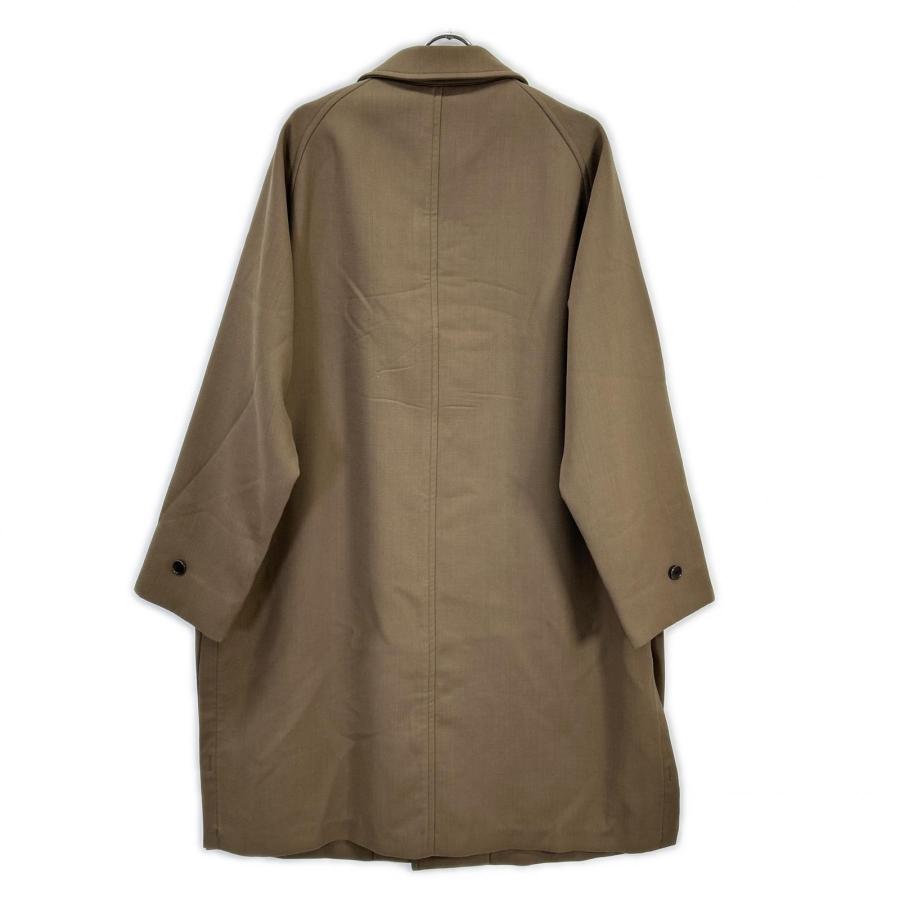 JOHN SMEDLEY ジョンスメドレー 20AW A2718FC 201 ブラウン カシミア ウール フーデッドロングコート バルマカーンコート ブラウン 2 コート ウール メンズ 中古の画像