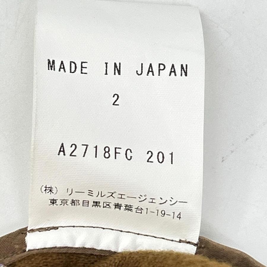 JOHN SMEDLEY ジョンスメドレー 20AW A2718FC 201 ブラウン カシミア ウール フーデッドロングコート バルマカーンコート ブラウン 2 コート ウール メンズ 中古の画像