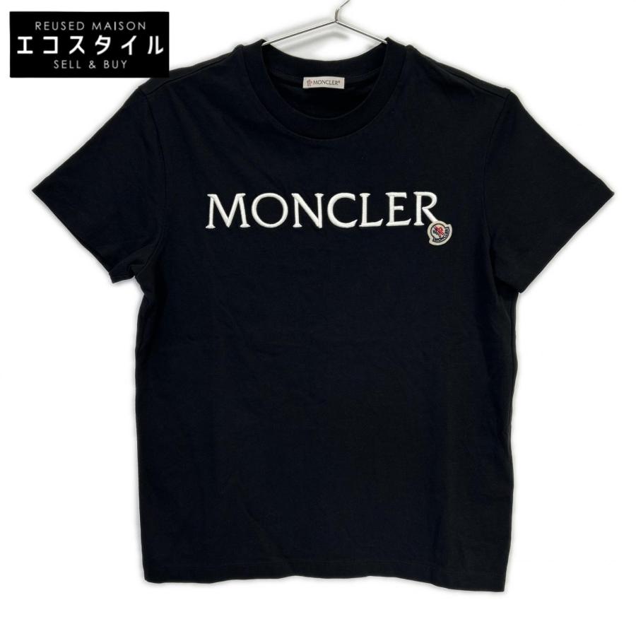 トップス MONCLER XS BLACK MONCLER（モンクレール） 23年製 ブラック MAGLIA MANICHE CORTE