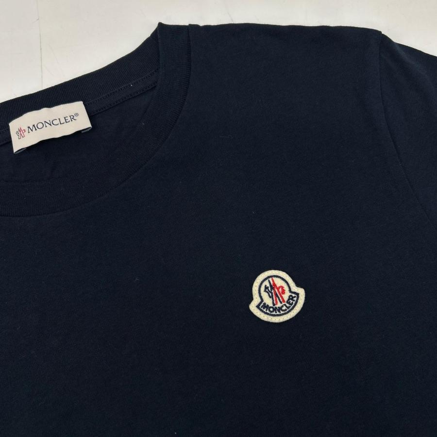 MONCLER モンクレール  23年製 ﾈｲﾋﾞｰ MAGLIA MANICHE CORTE 14A MONCLER - MONCLER モンクレール 23年製 ﾈｲﾋﾞｰ MAGLIA MANICHE CORTE