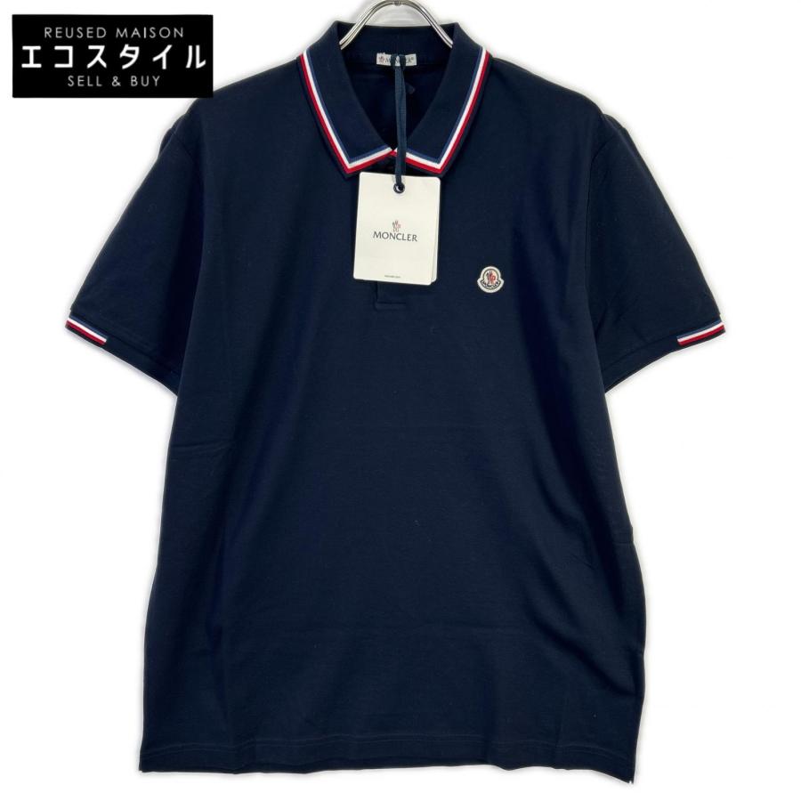 早い者勝ち‼️希少MONCLER ネイビー ポロシャツ MONCLER（モンクレール） 新品同様/ 15年 ネイビー ポロシャツ XXL