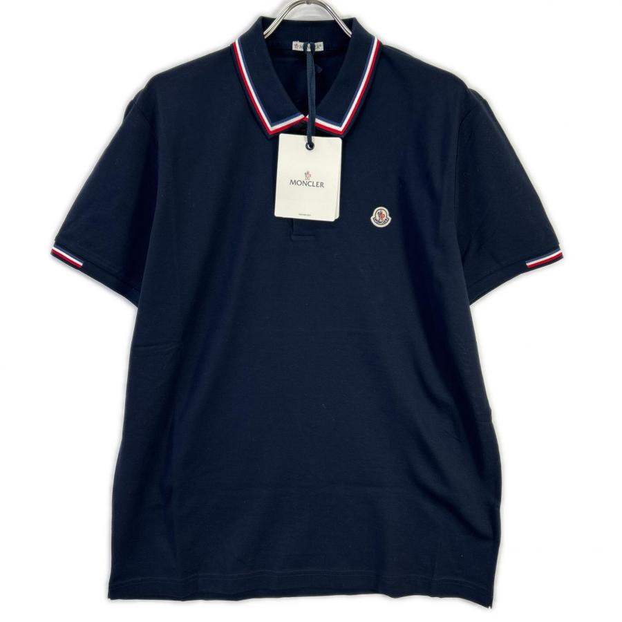 MONCLER（モンクレール） 新品同様/ 15年 ネイビー ポロシャツ XXL