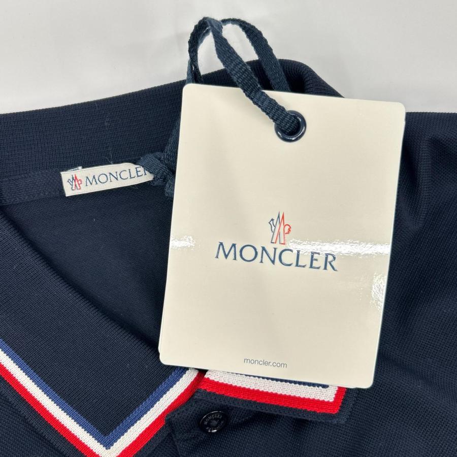 MONCLER（モンクレール） 新品同様/ 15年 ネイビー ポロシャツ XXL