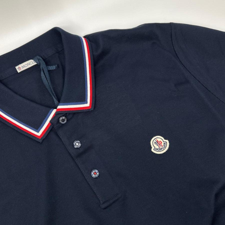MONCLER（モンクレール） 新品同様/ 15年 ネイビー ポロシャツ XXL