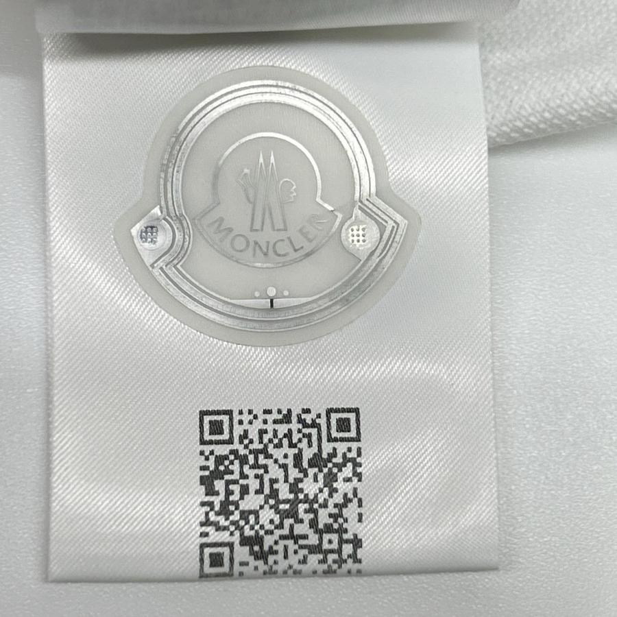 MONCLER（モンクレール） 19年 ホワイト コットン ポロシャツ S メンズ