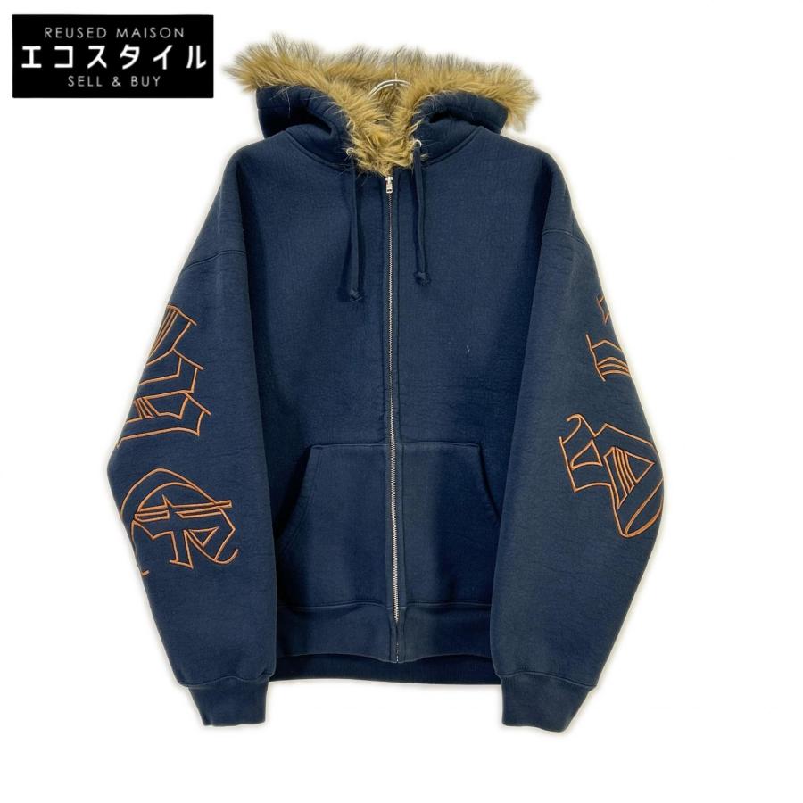 Supreme（シュプリーム） 25FW ネイビー Faux Fur Zip Up Hooded