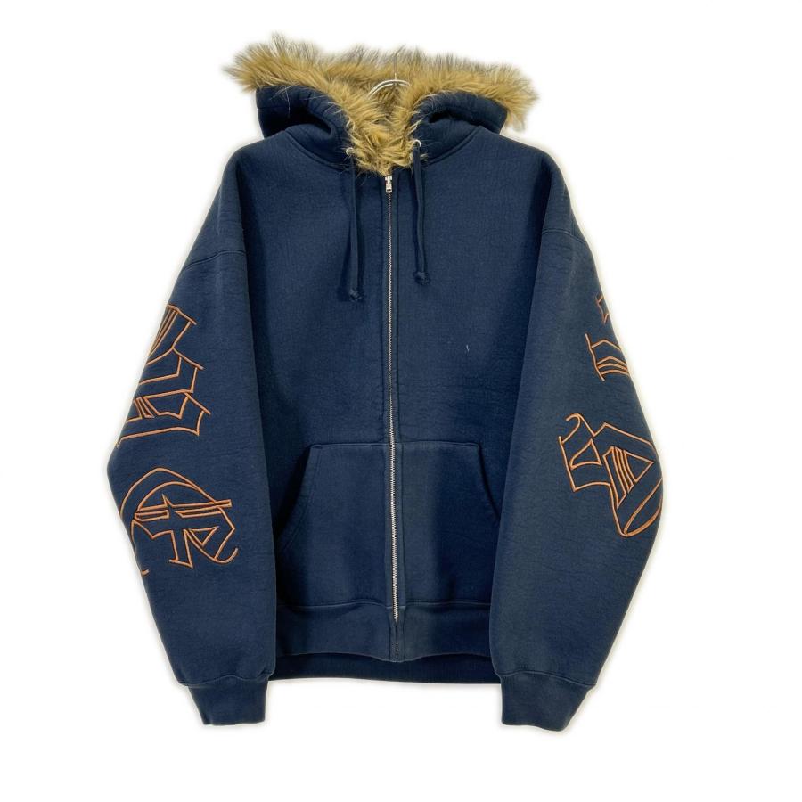 ネイビーL supreme Faux Shearling Hooded 【公式通販】