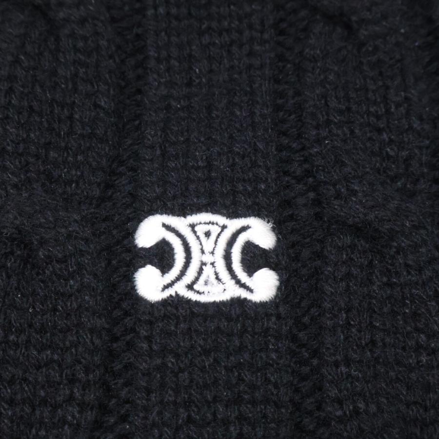 CELINE トリオンフ ケーブルニットカーディガン Yahoo!オークション