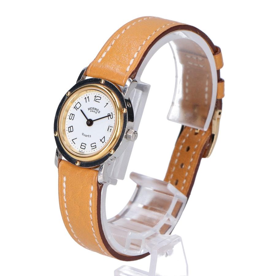 HERMES エルメス クリッパーデイト クォーツ 腕時計 レディース 