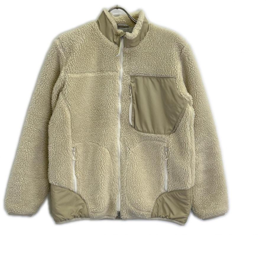 DESCENTE デサント DHMQJC33 ホワイト ボア フリース S DESCENTE デサント DHMQJC33 ホワイト ボア フリース S ジャケット