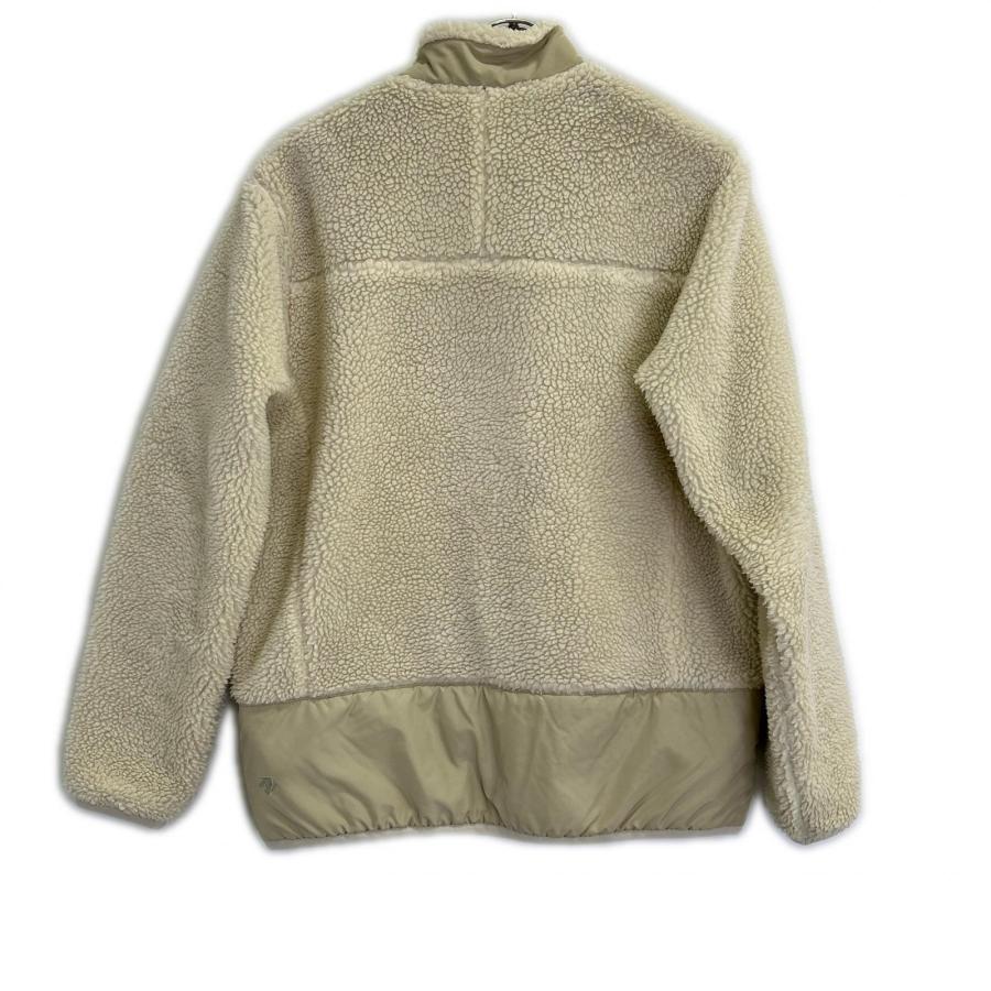 DESCENTE デサント DHMQJC33 ホワイト ボア フリース S ジャケット