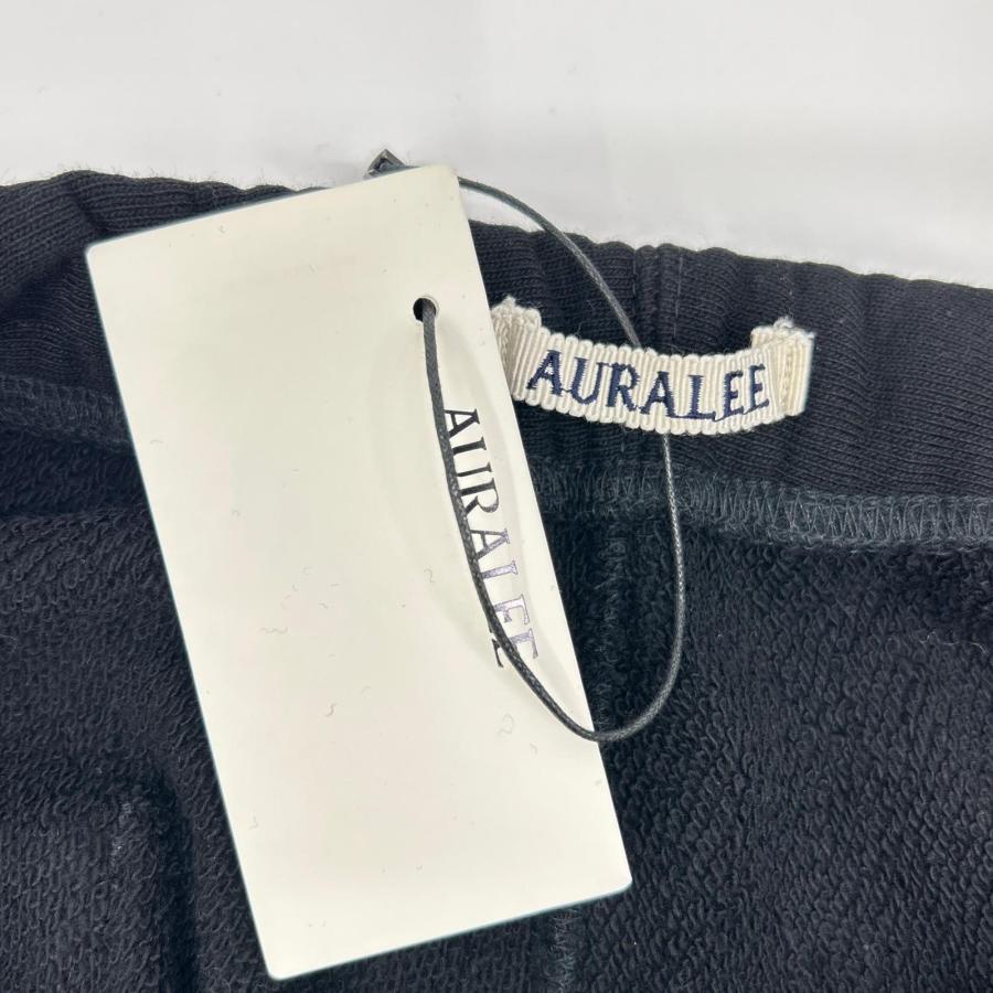 AURALEE オーラリー SMOOTH SOFT BD SWEAT PANTS PALE MINT A26SP04TU ブラック 3 ボトムス コットン メンズ 中古の画像