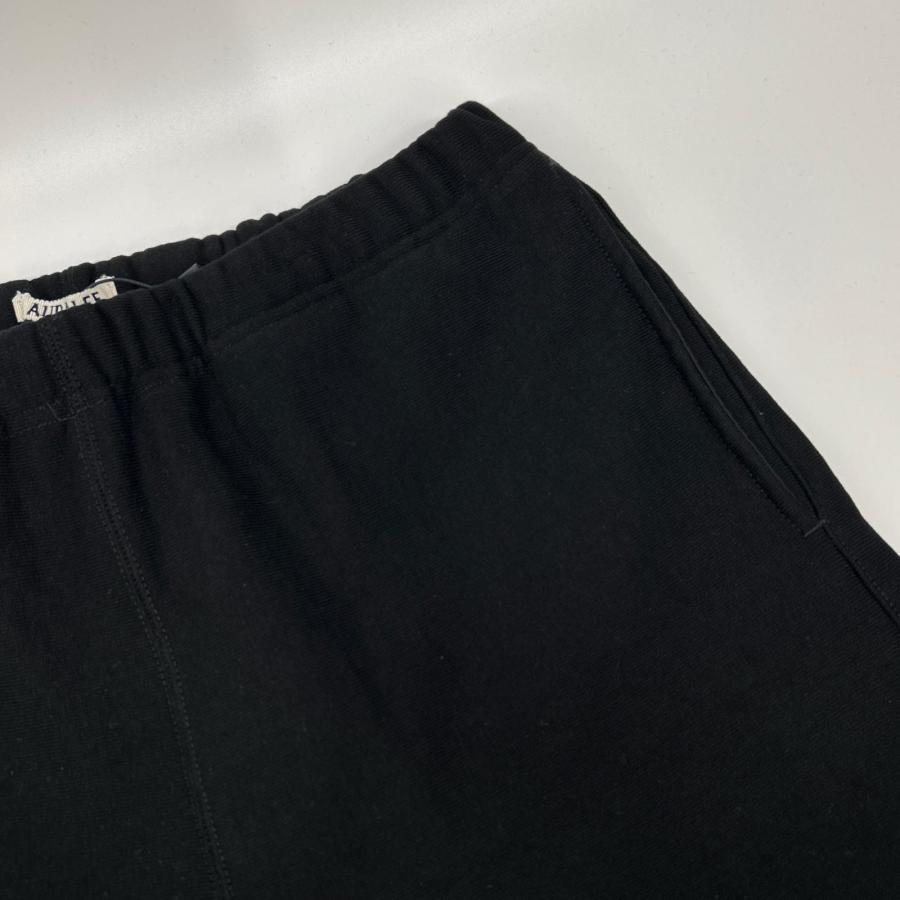 AURALEE オーラリー SMOOTH SOFT BD SWEAT PANTS PALE MINT A26SP04TU ブラック 3 ボトムス コットン メンズ 中古の画像