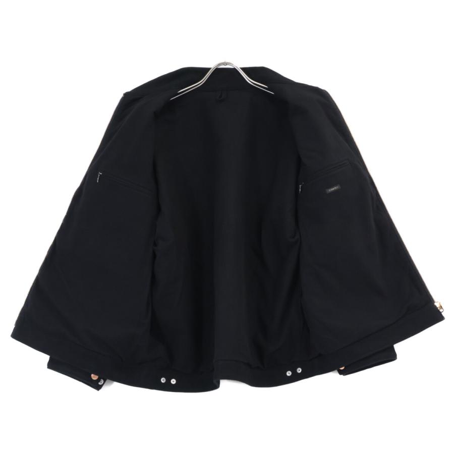 /24AW COMOLI コモリ A03-01008 モールスキン ジップアップ ショート ジャケット 2 ブラック メンズの画像