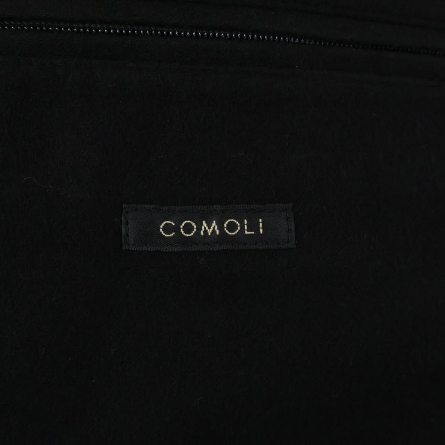 /24AW COMOLI コモリ A03-01008 モールスキン ジップアップ ショート ジャケット 2 ブラック メンズの画像