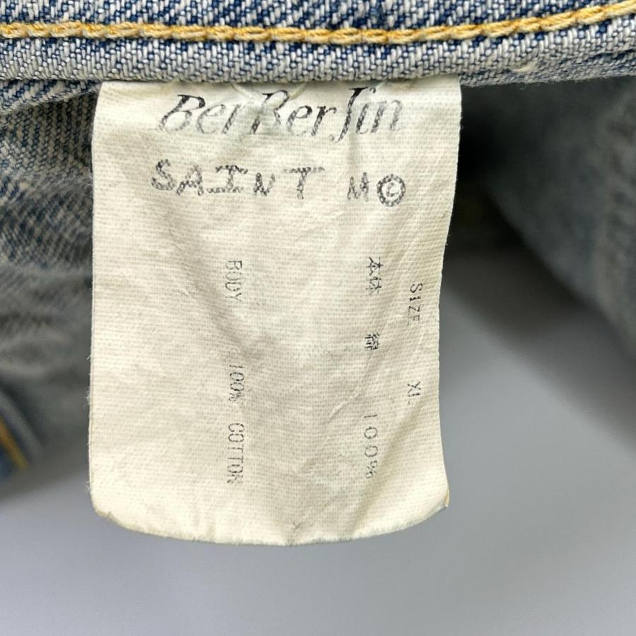 SAINT MICHAEL セントマイケル xBerBerJin SM-A23-0000-C17  デニムジャケット ブルー 42 ジャケット コットン メンズ 中古の画像