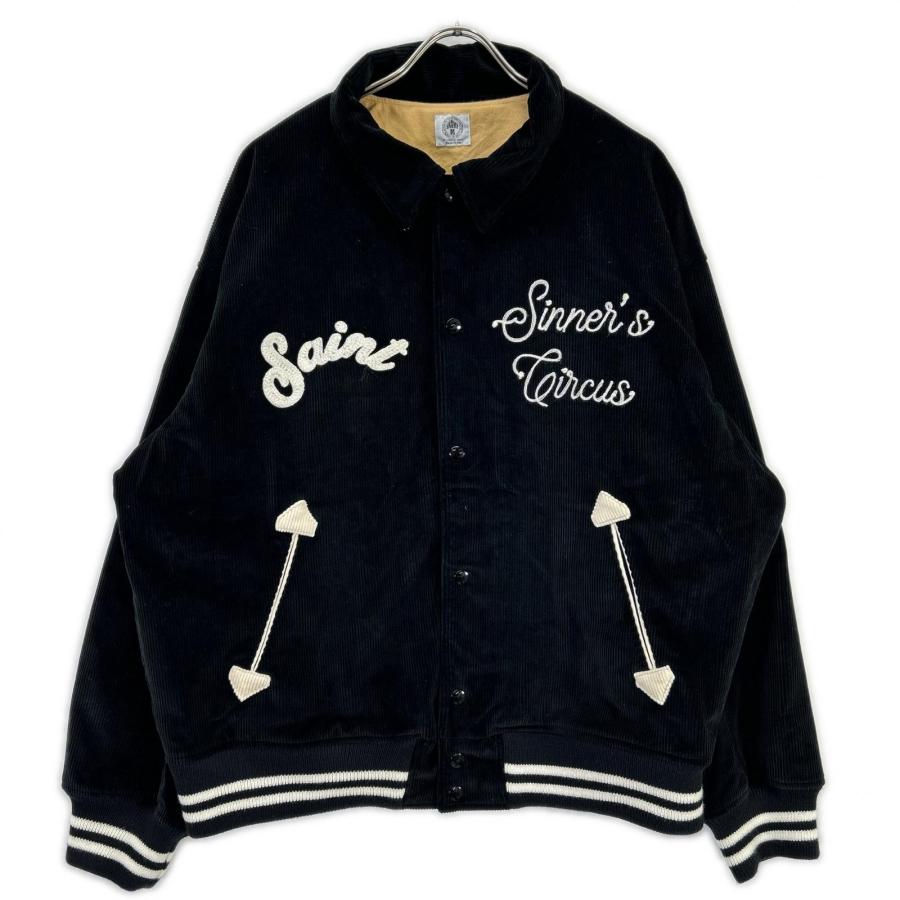 SAINT MICHAEL セントマイケル SM-A21-0000ー041 ブラック コーデュロイジャケット ブラック ジャケット コットン メンズ 中古の画像
