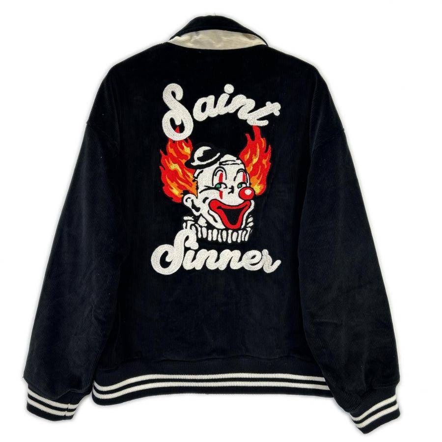 SAINT MICHAEL セントマイケル SM-A21-0000ー041 ブラック コーデュロイジャケット ブラック ジャケット コットン メンズ 中古の画像