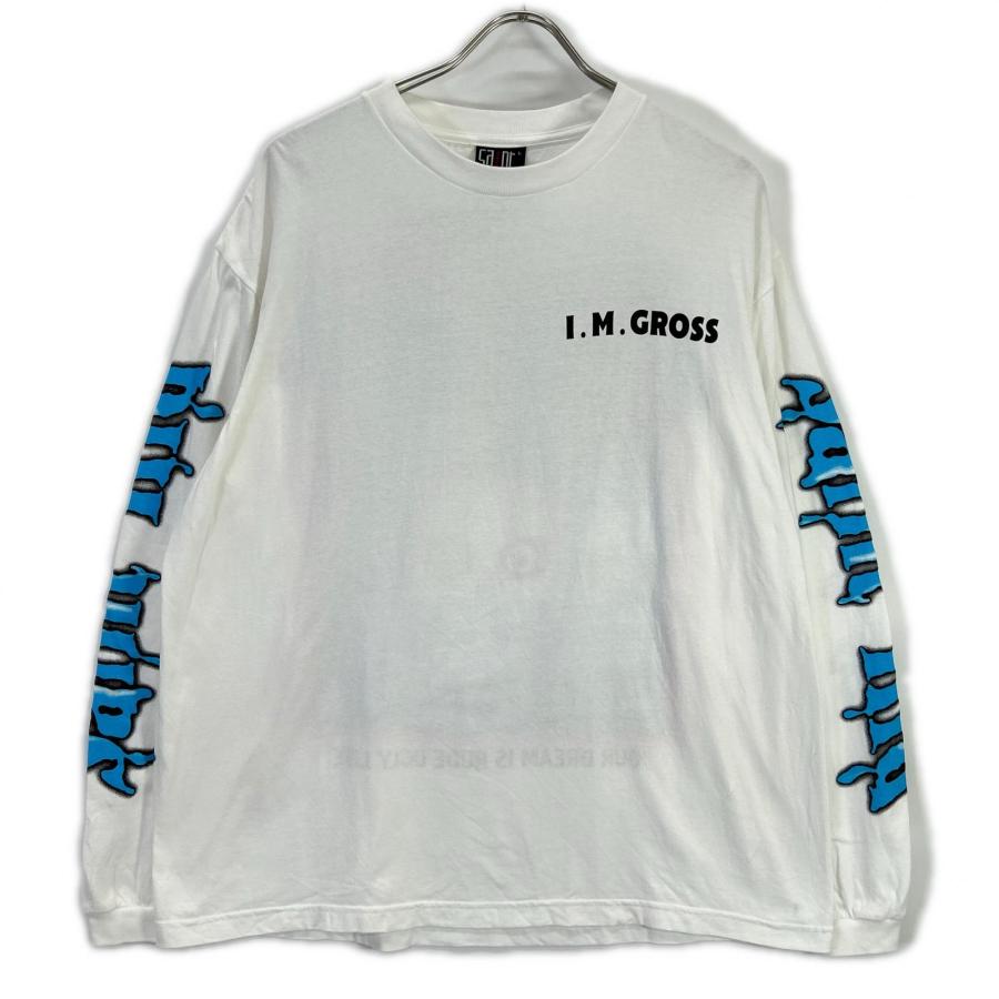SAINT MICHAEL セントマイケル SM-A23-0000-C34 The Kid Laroi L/S TEE ロンT ホワイト L トップス コットン メンズ 中古の画像