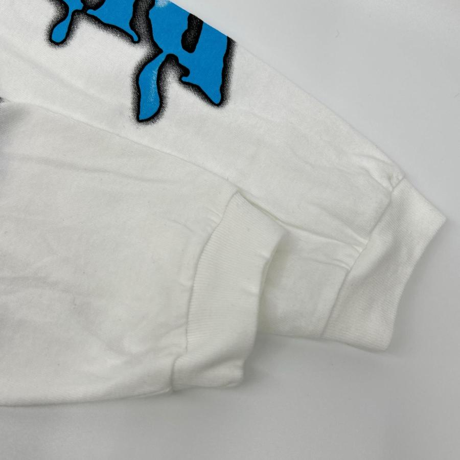 SAINT MICHAEL セントマイケル SM-A23-0000-C34 The Kid Laroi L/S TEE ロンT ホワイト L トップス コットン メンズ 中古の画像