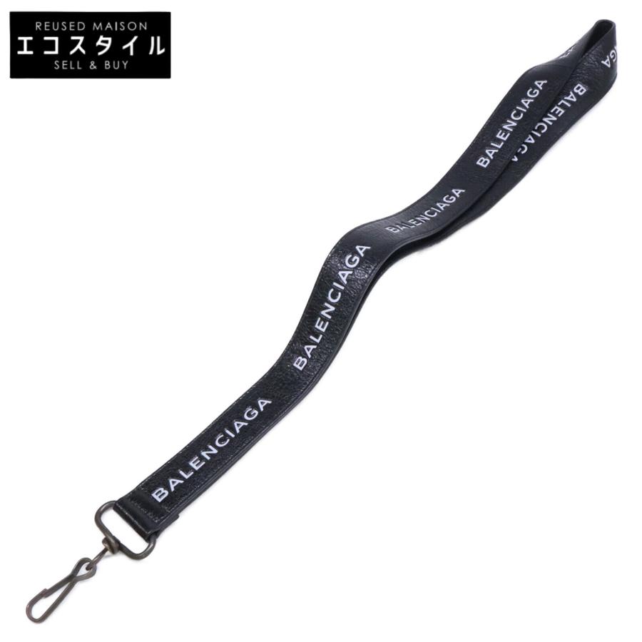 BALENCIAGA（バレンシアガ） 499950 DB50T LOGO KEYRING ロゴ レザー